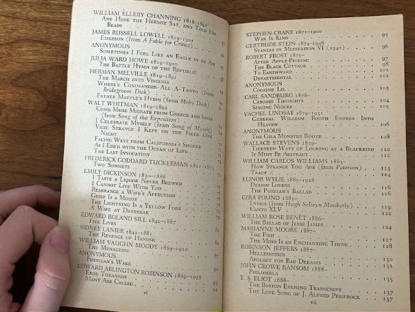 100 AMERICAN POEMS Edited By Selden Rodman