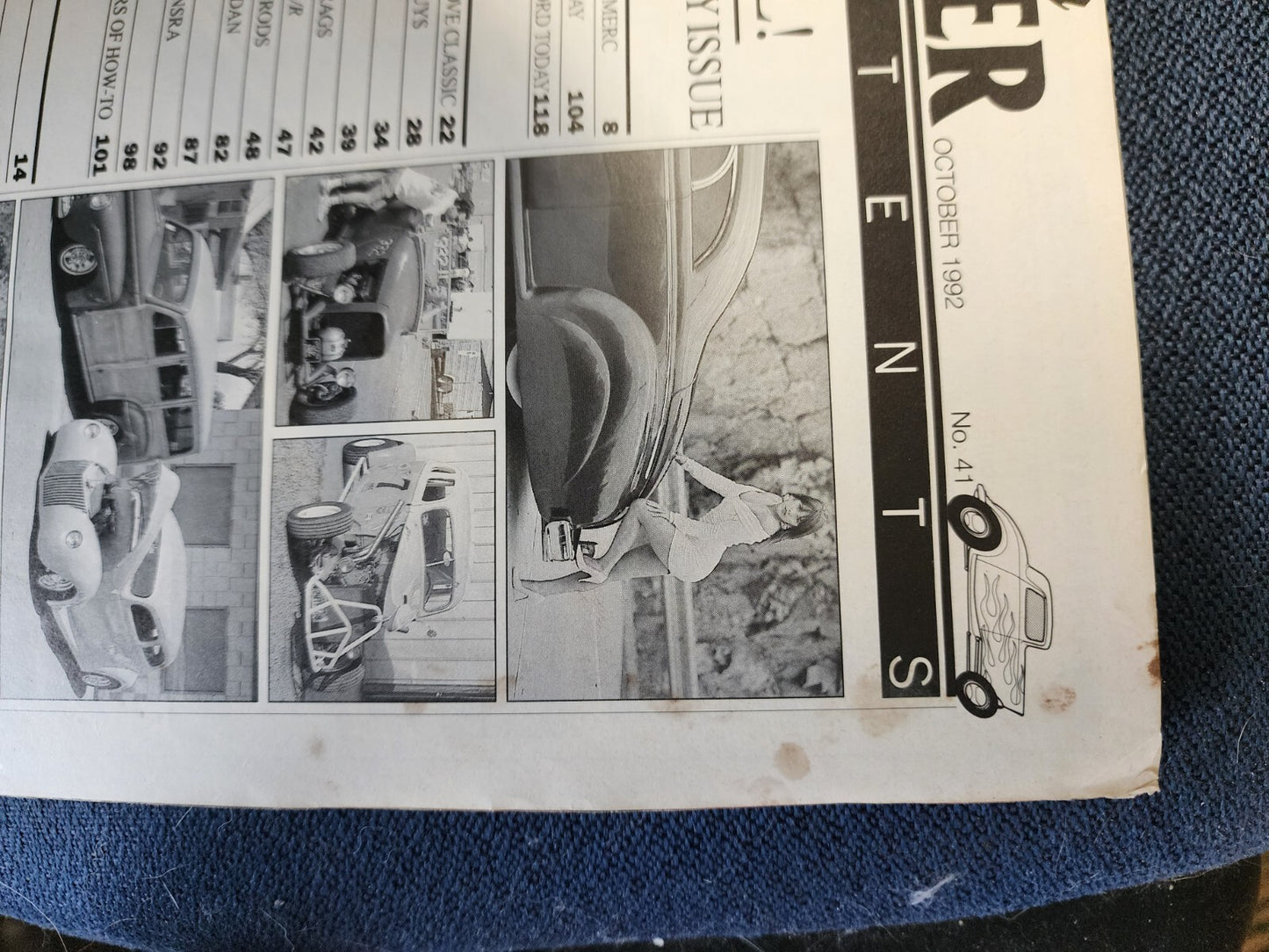 American Rodder 1992 October No. 41 Classic Hot Rod Modified Custom Cars