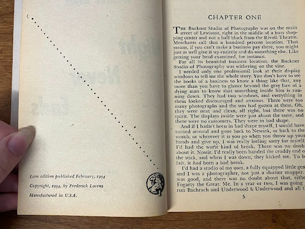 Vintage Paperback - Frederick Lorenz: Night Never Ends