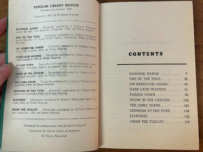Vintage Paperbacks - Ernest Haycox - Popular Library - Lot Of 8