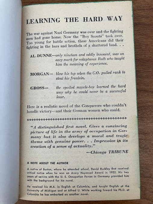 Vtg Paperback - Pride of Innocence by David Buckley