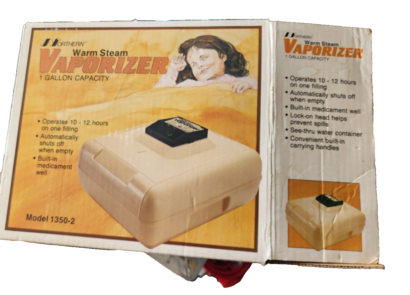 1 gallon VTG electric vaporizer & humidifier w/ box  northern electric 80s