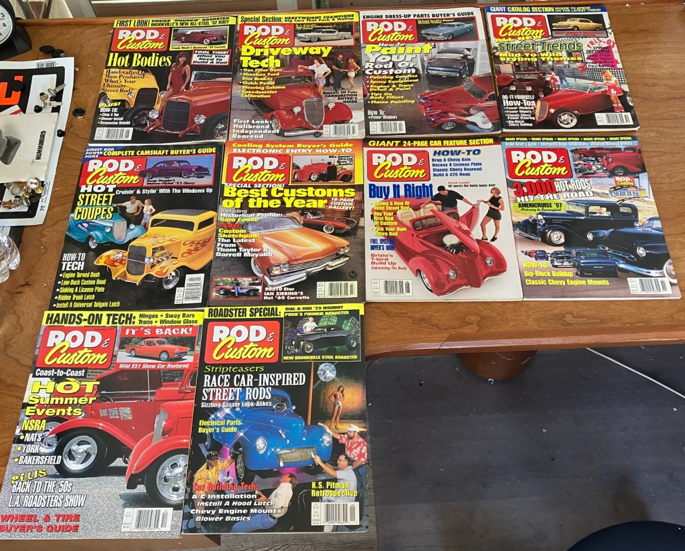 Rod&Custom Magazines 1997 - Lot of 10 Total
