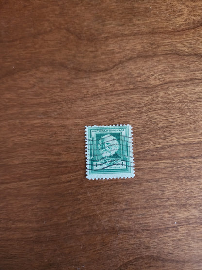 US. Postage 1c. Henry W Longfellow, American Poet. Single Stamp 1940