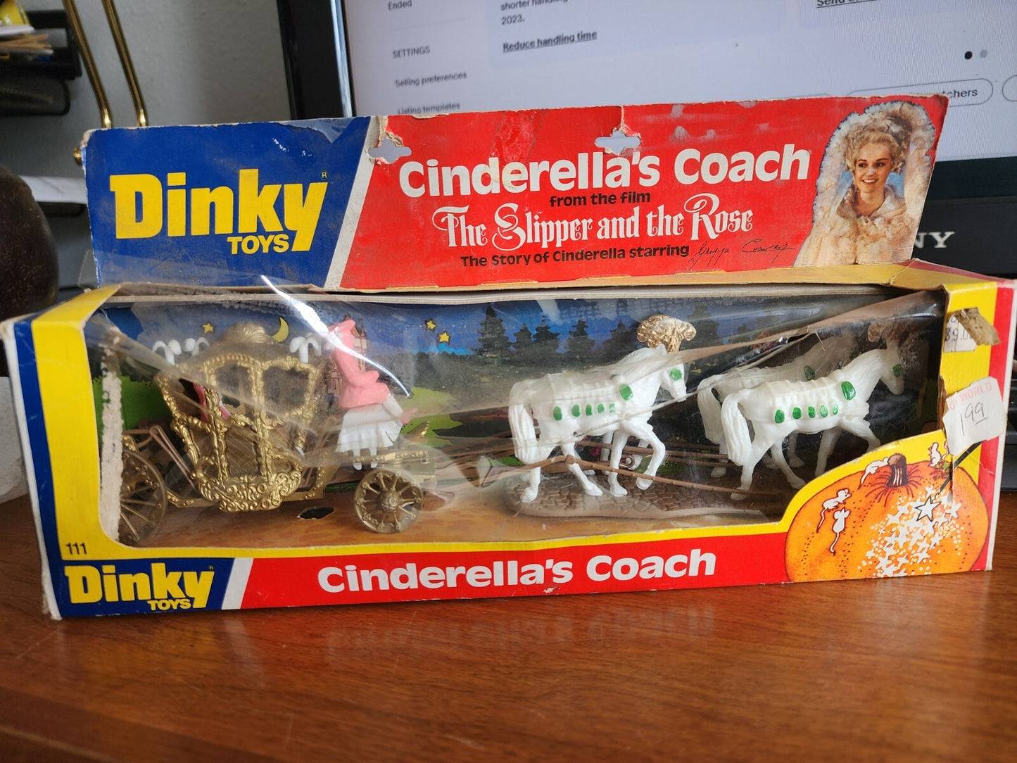 Boxed Dinky Toys Cinderella’s Coach, From - The Slipper And The Rose No. 111