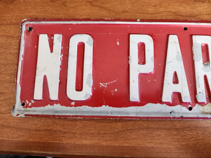 No Parking 12x16 Aluminum Sign 15.5" x 4.5"