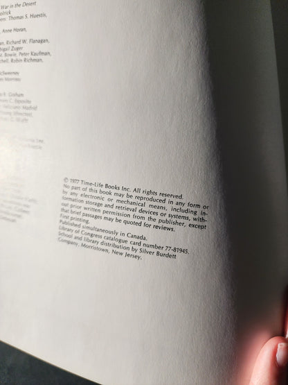 Time Life Book Series The War In The Desert World War II - GOOD