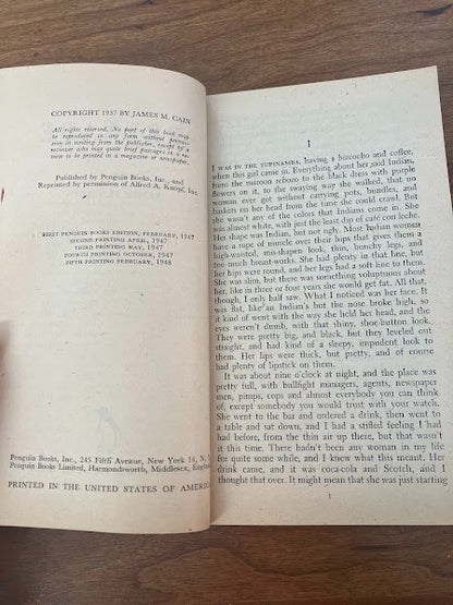 Penguin Books - Serenade by James M. Cain