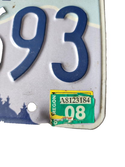 Set of 2 random letters Oregon License Plate