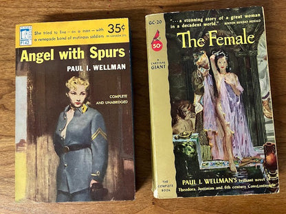 Vtg Paperbacks - Paul Wellmans - lot of 2