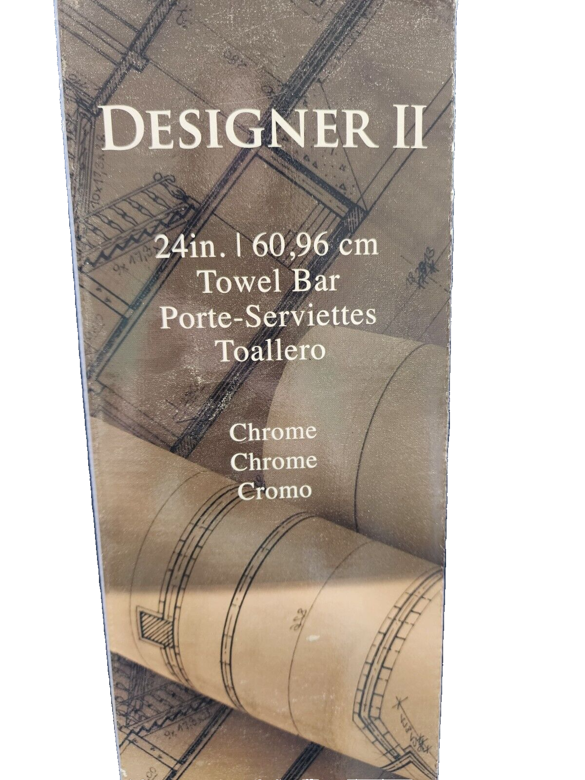 Gatco 5070 Chrome Designer Ii 24" Towel Bar