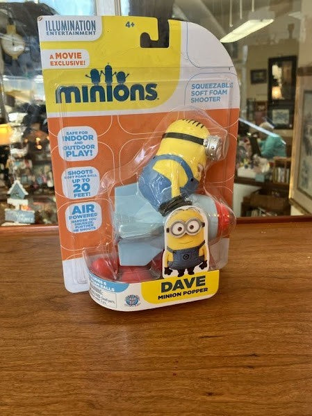 Minions Movie Dave Minion Popper - Un-Opened Box