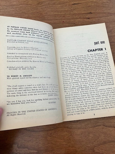 Popular Library - DON'T GET IN MY WAY by FRANCES CLIPPINGER