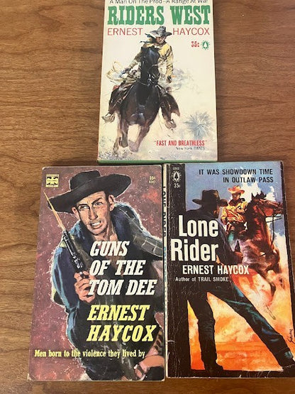Earnest Haycox Books - Lot of 3