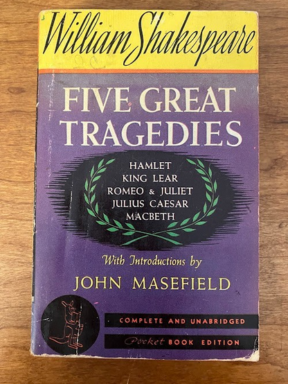Vintage Paperback - John Masefield: William Shakespeare, Five Great Tragedies