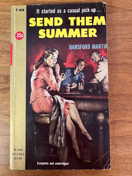Vtg Paperback - Hansford Martin - SEND THEM SUMMER