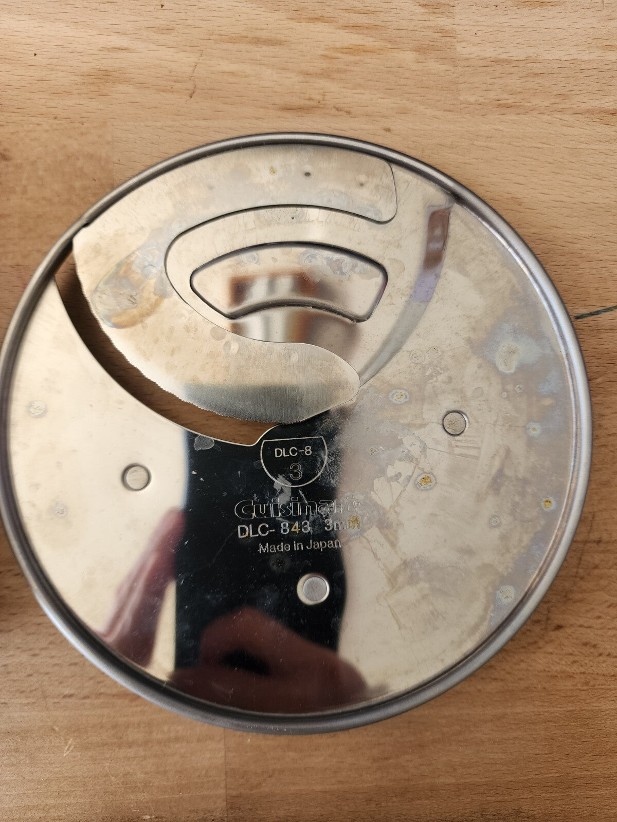 CUISINART 7-SLOT DISC HOLDER Storage Rack Comes with 7 Blades