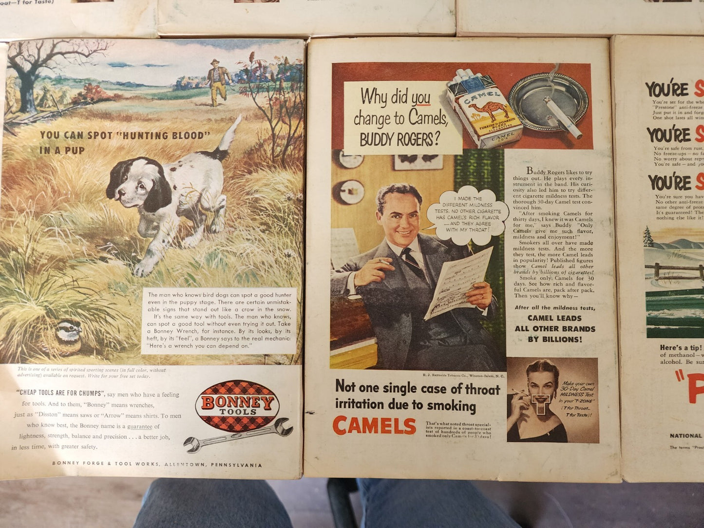 10 Vtg POPULAR MECHANICS Magazines 1951