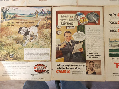 10 Vtg POPULAR MECHANICS Magazines 1951