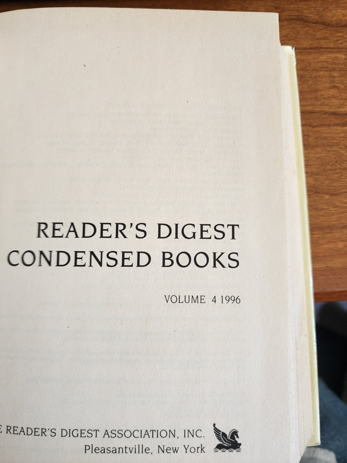 Vintage Reader’s Digest Condensed Books Volume 4, 1996 HC