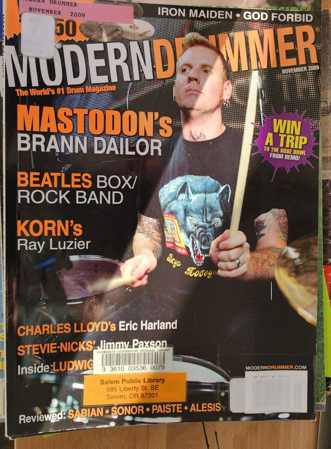 Lot of 4 Drummer Magazine from 2009 Mar, Oct, Nov, Dec