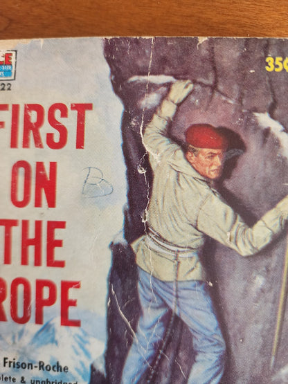 Ace Paperback First On The Rope by R. Frison Roche