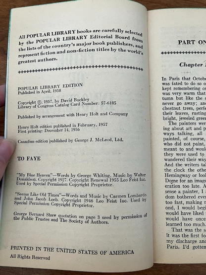 Vtg Paperback - Pride of Innocence by David Buckley