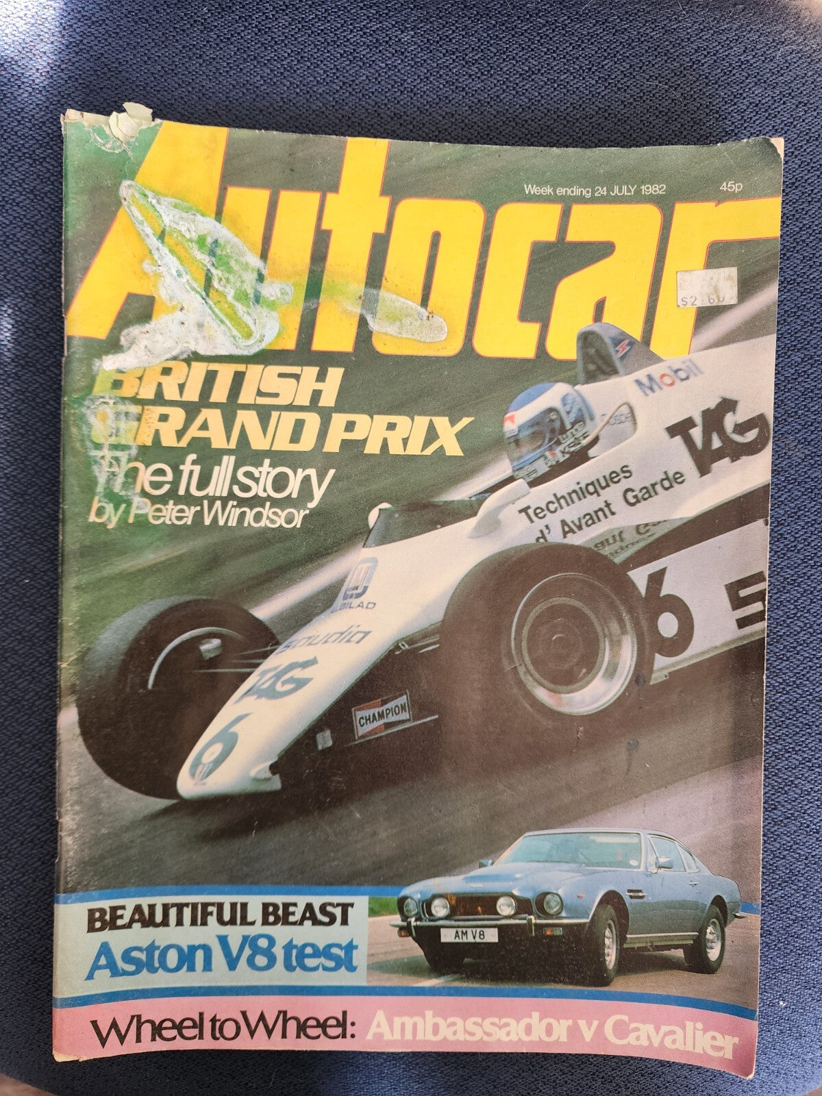 Vintage Autocar magazine 24 July 1982