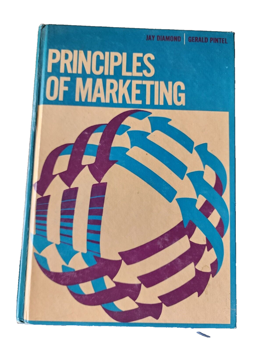 Principles Of Second Edition Marketing 1980 Hardcover Jay Diamond/Gerald Pintel