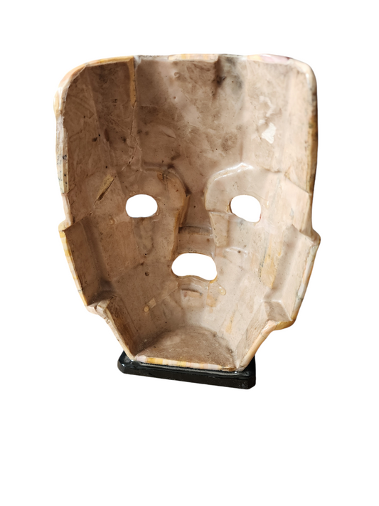 Vtg Free-Standing Mosaic Burial Death Mask 8.5"