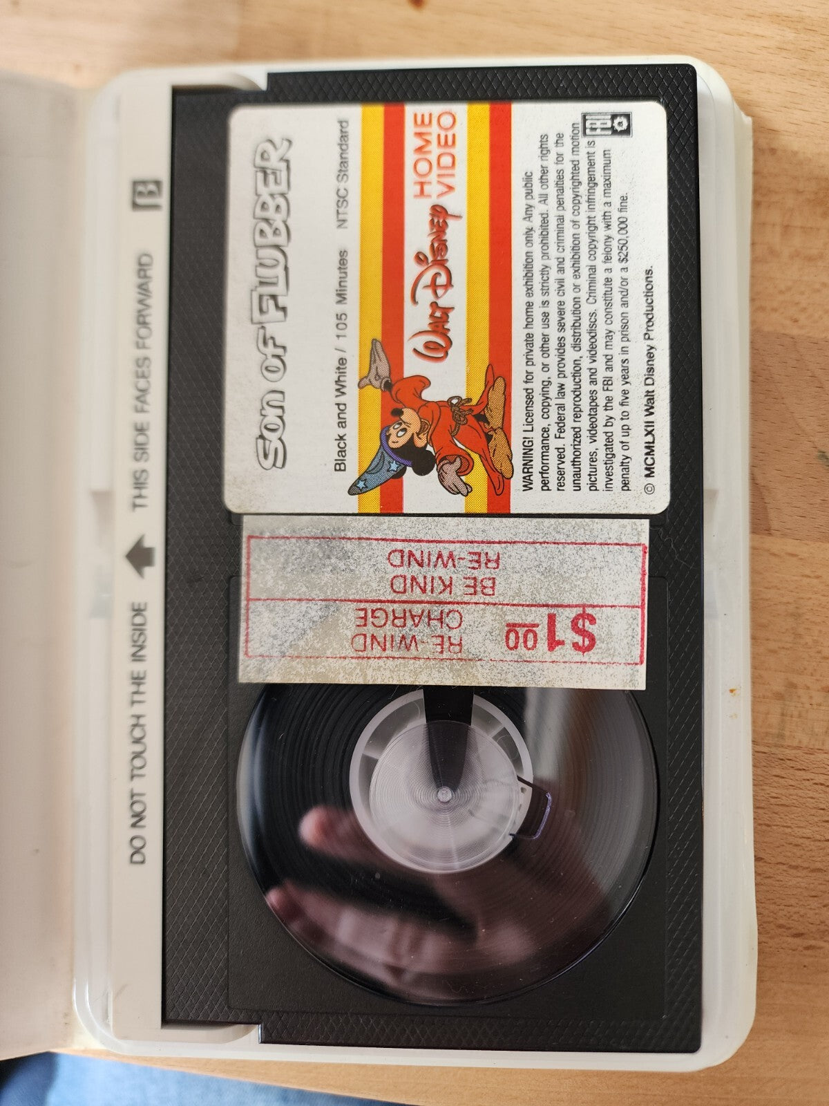 Son Of Flubber Disney  Beta Tape Home Video