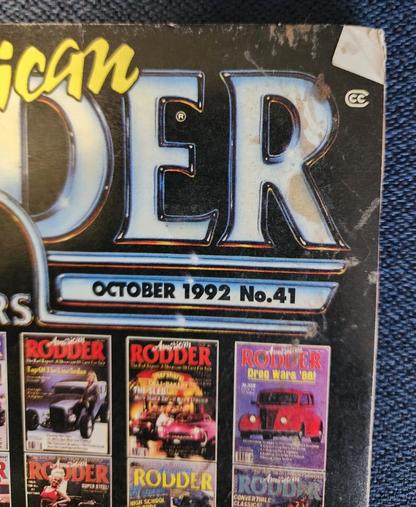 American Rodder 1992 October No. 41 Classic Hot Rod Modified Custom Cars