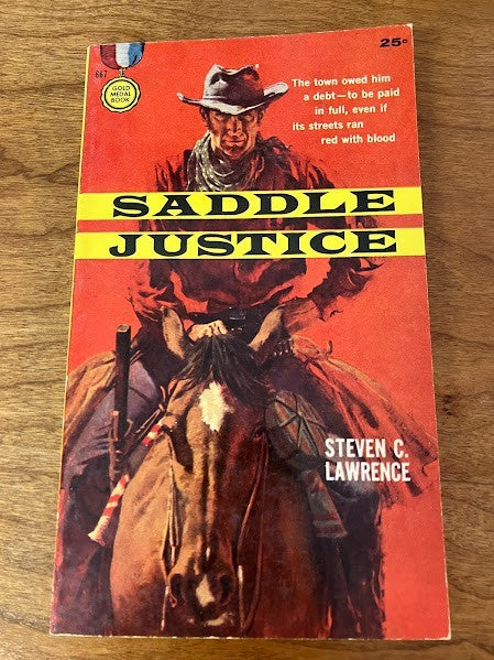 Gold Medal Westerns by Steven C. Lawerence - lot of 2