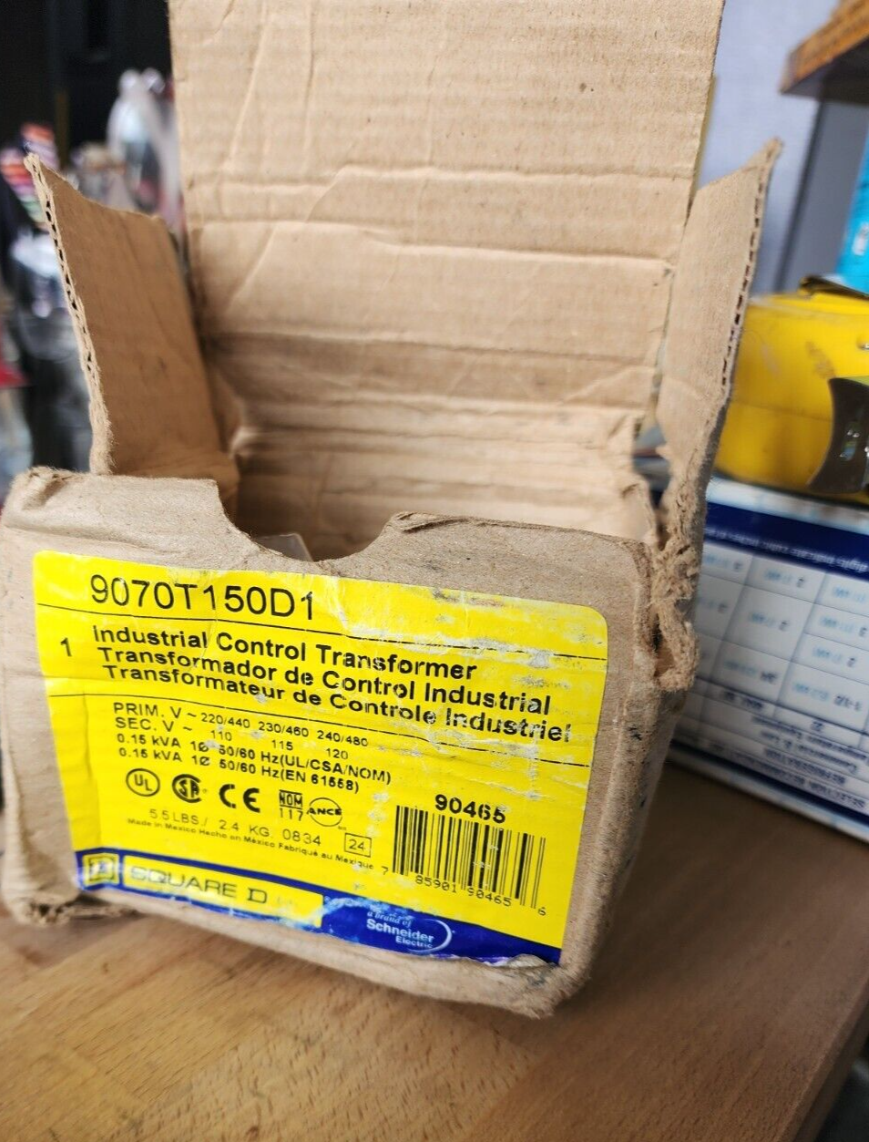 Square D 9070T150D1 Control Transformer
