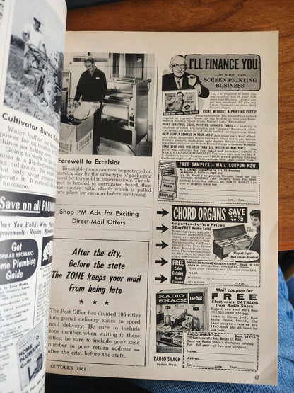 Popular Mechanics Magazine - Oct 1961