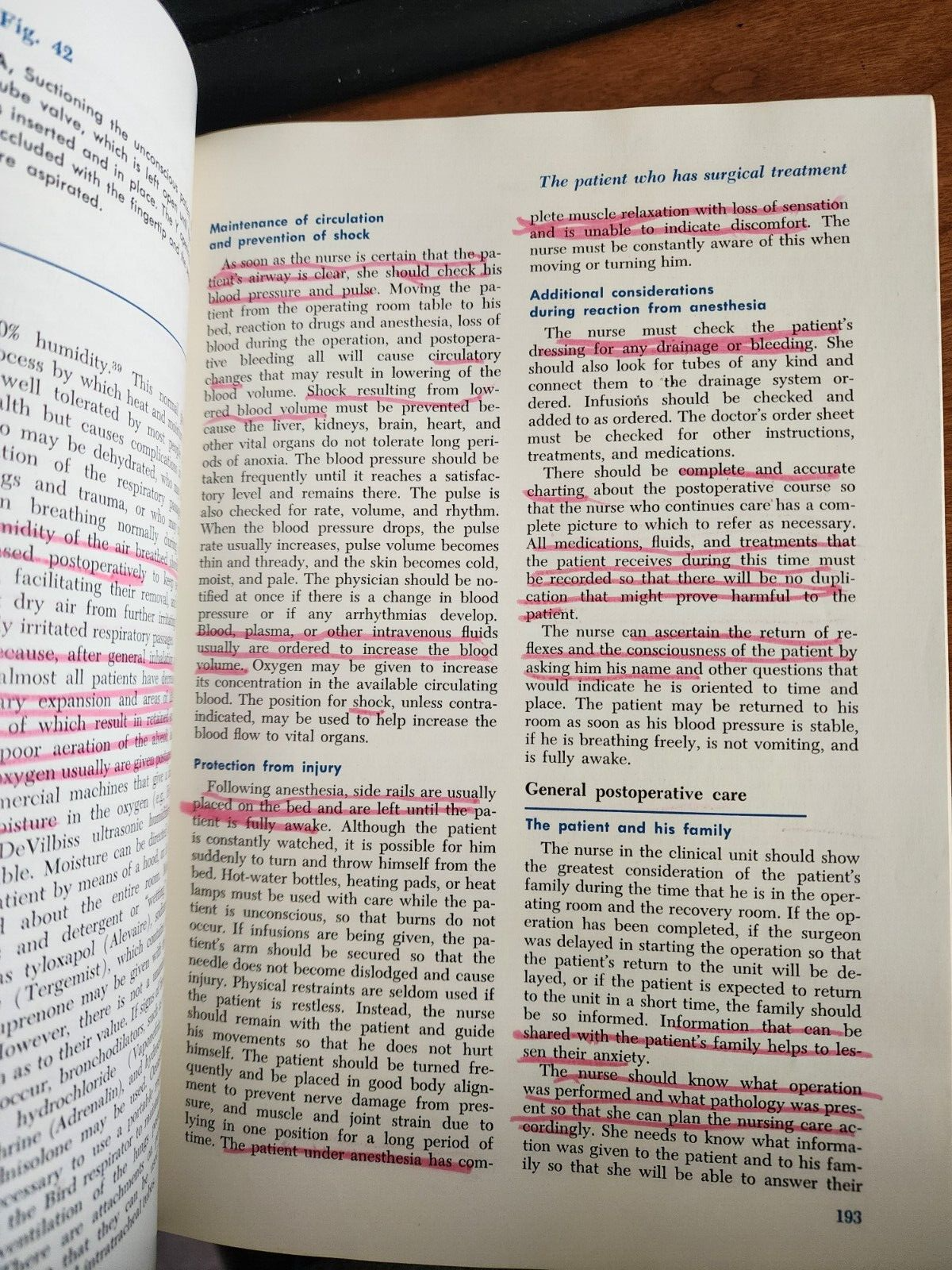 Medical- Surgical Nursing by Shafer, Sawyer, McCluskey, Beck 1967 HC Book