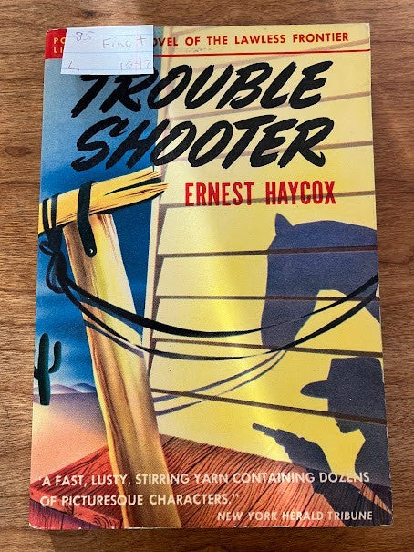 Vintage Paperbacks - Ernest Haycox - Popular Library - Lot Of 8