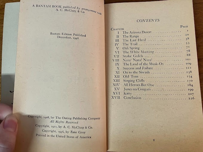 Vtg Paperback - The Last of the Plainsmen by Zane Grey