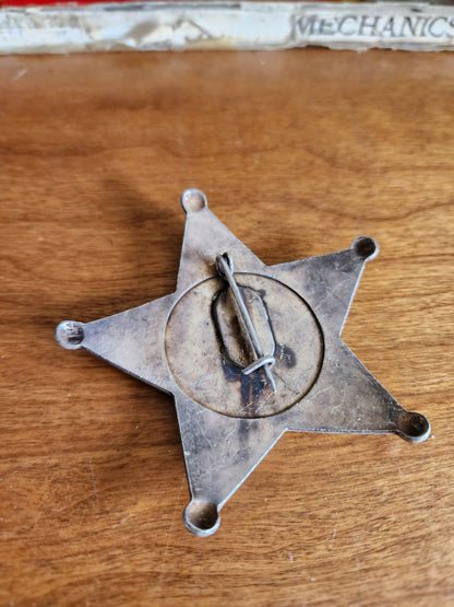 Replica Prop Lincoln Country Sheriff Badge