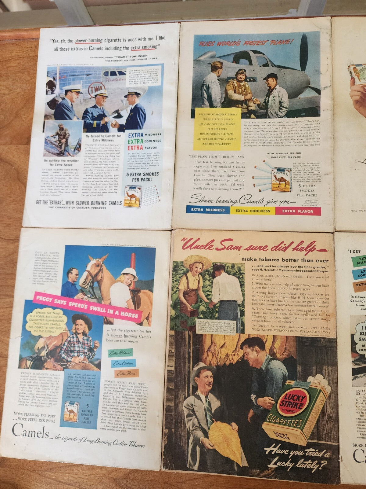 Lot of 6 Popular Science Magazines 1940