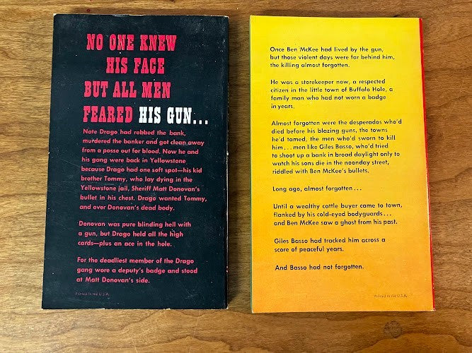 Lot of 2 Westerns by Steven C. Lawrence