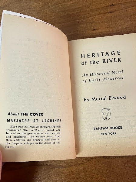 Bantam Book - Heritage Of The River by Muriel Elwood