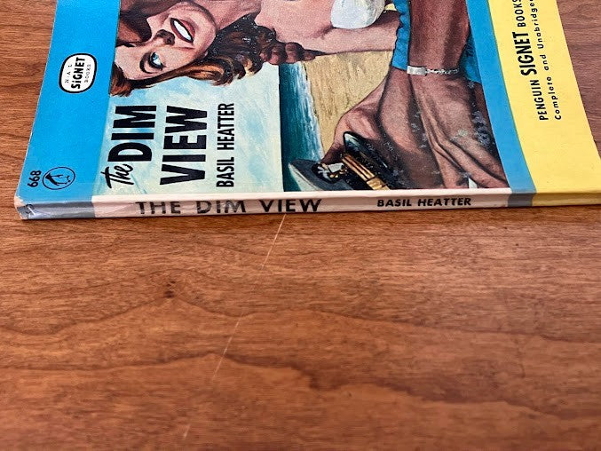 Vtg Paperback - The DIM VIEW by Basil Heatter