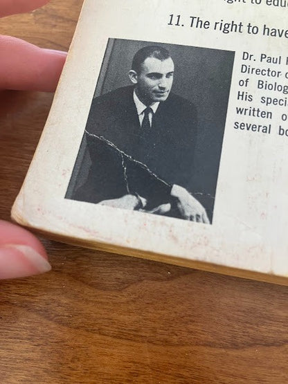 The Population Bomb by Dr. Paul R. Ehrlich