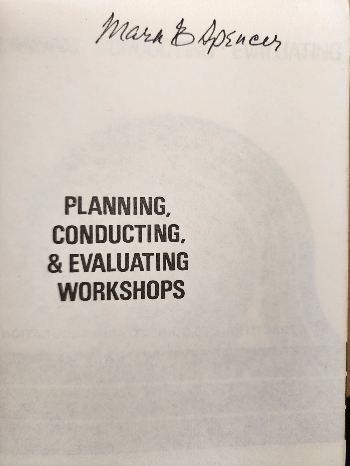 Planning · Conducting · Evaluating Workshops by Larry Nolan Davis 1976 Paperback