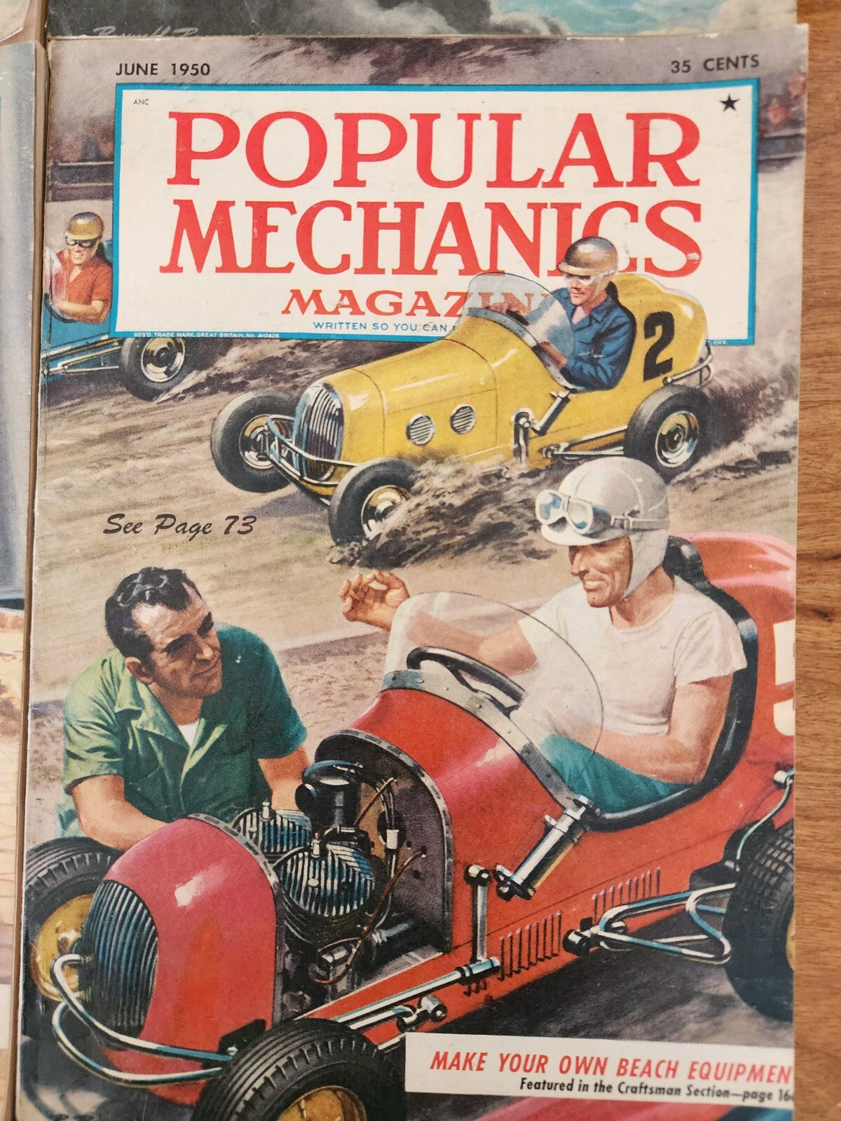 Vtg 1950's Lot Of 9 Popular Mechanics Magazines