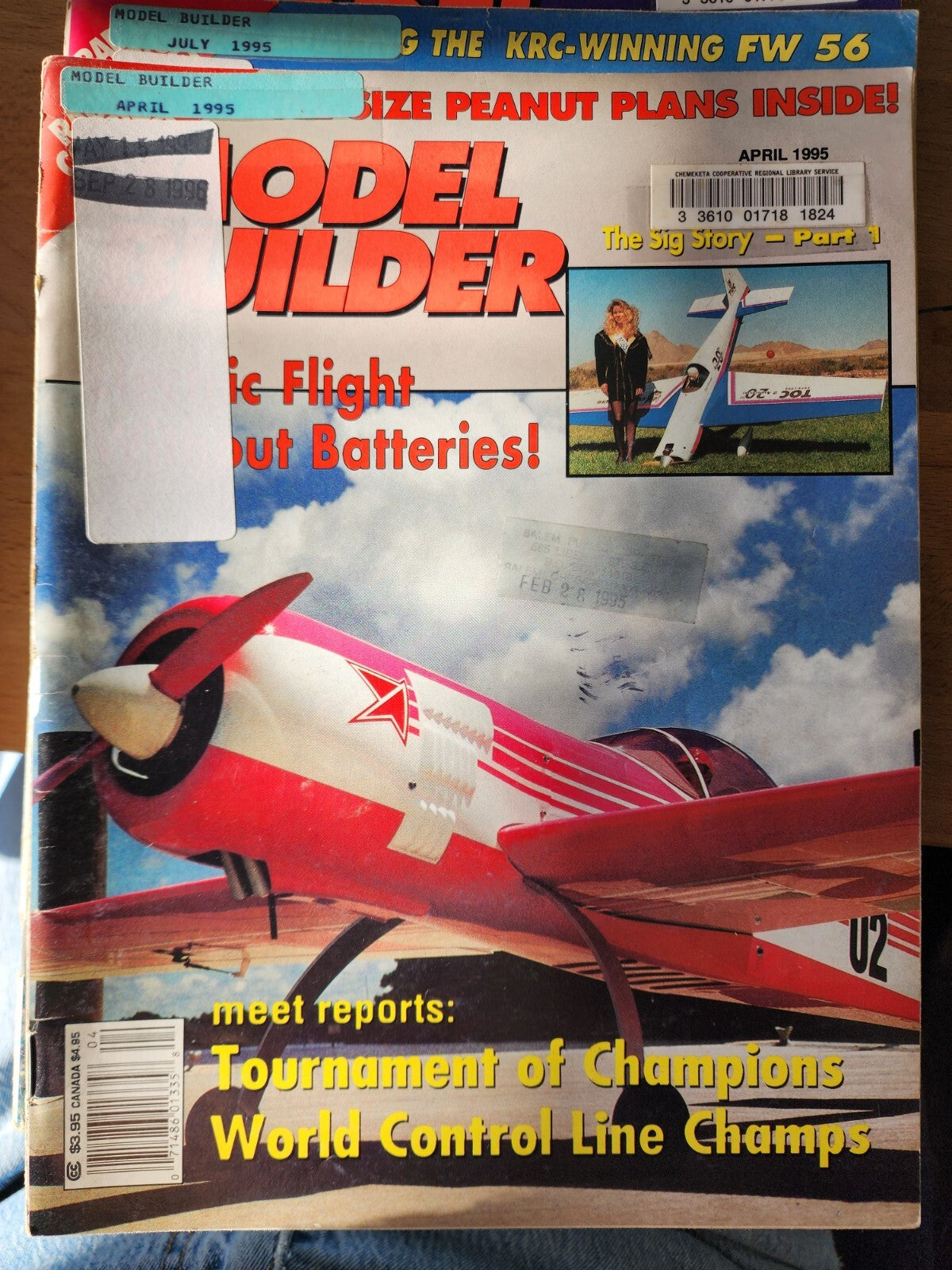 LOT 8 Model Builder Magazines 1995
