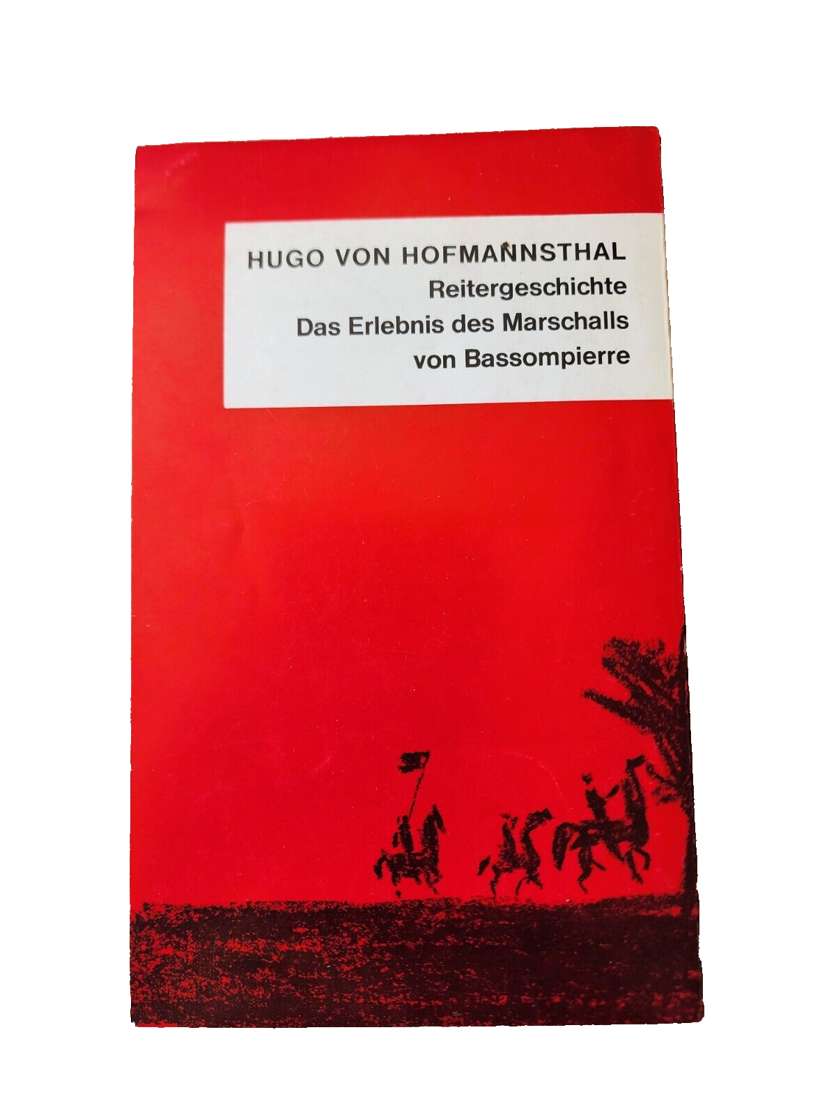 REITERGESCHICHTE UND ANDERE ERZAHLUNGEN By Hugo Von Hofmannsthal