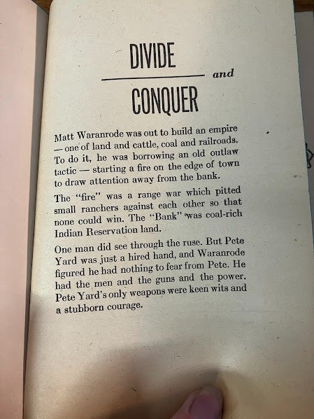 Vtg Paperback - Brand of Empire by Luke Short