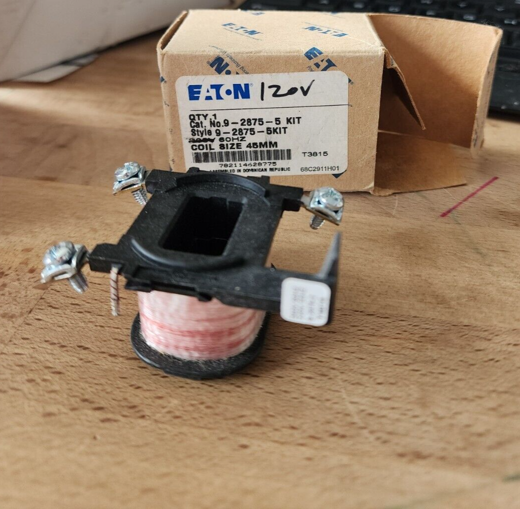 NEW EATON CUTLER HAMMER 9-2875-5 CONTACTOR REPLACEMENT COIL